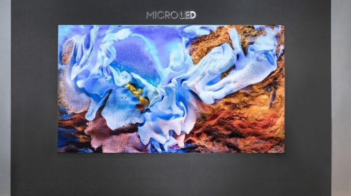 Samsung introduces the first consumer-facing MicroLED TV