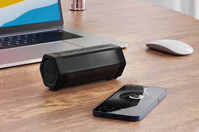 ENACFIRE claims its new wireless, IPX7-rated Soundtank speaker lasts 24 hours per charge