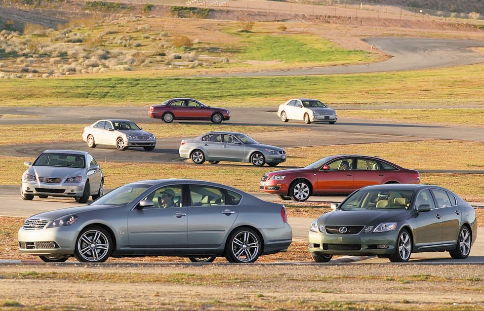 Tested: Eight-Way 2005 Luxury Sports Sedan Showdown