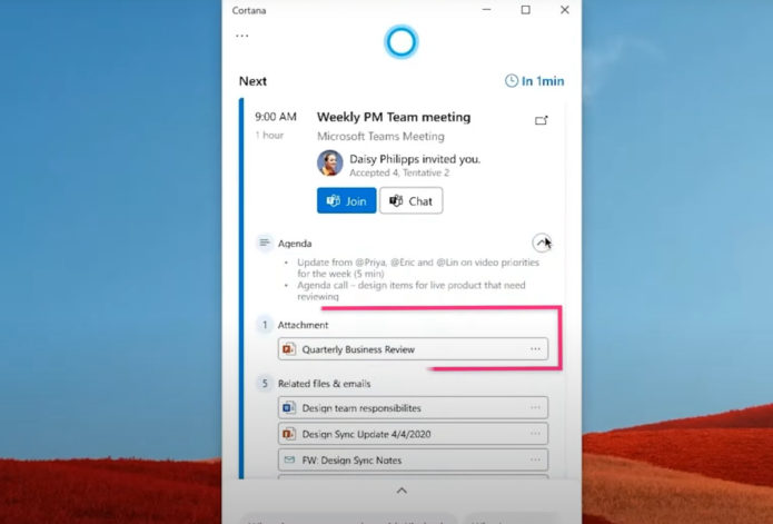 Microsoft is testing a Cortana 'File Skill' to find files faster in Windows 10