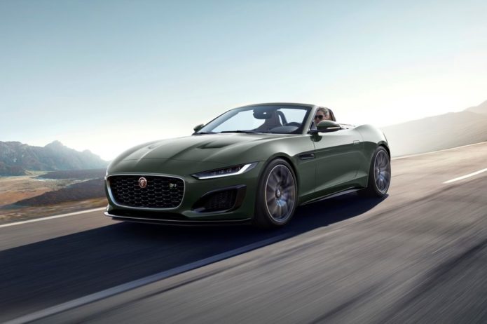 2021 Jaguar F-Type Heritage 60 Edition Looks Smashing in Green and Tan