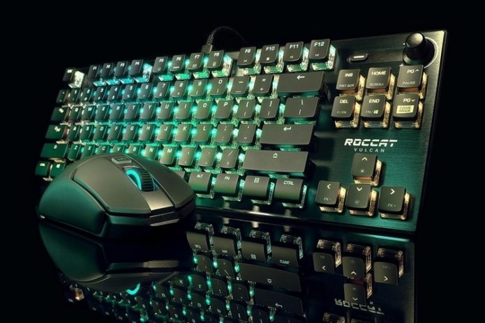 Roccat Vulcan TKL Pro Gaming Keyboard Combines Optical Switches With Satisfying Mechanical-Style Clicks