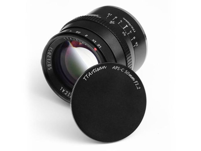 TTArtisan 50mm f/1.2 Lens for APS-C Mirrorless Cameras, Price $98