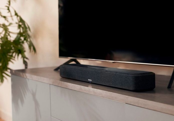 The Denon Home Sound Bar 550 is a compact Dolby Atmos speaker