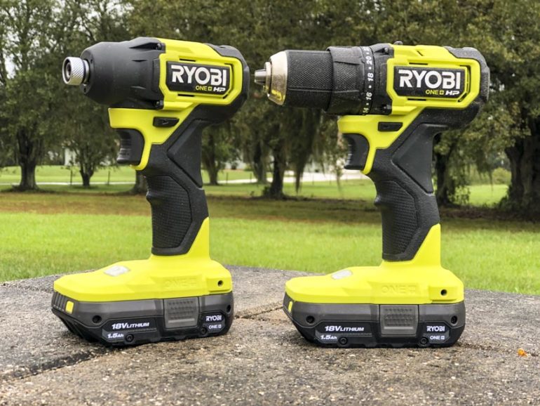 Ryobi 18V One+ HP Compact Brushless Drill and Impact Driver Combo ...