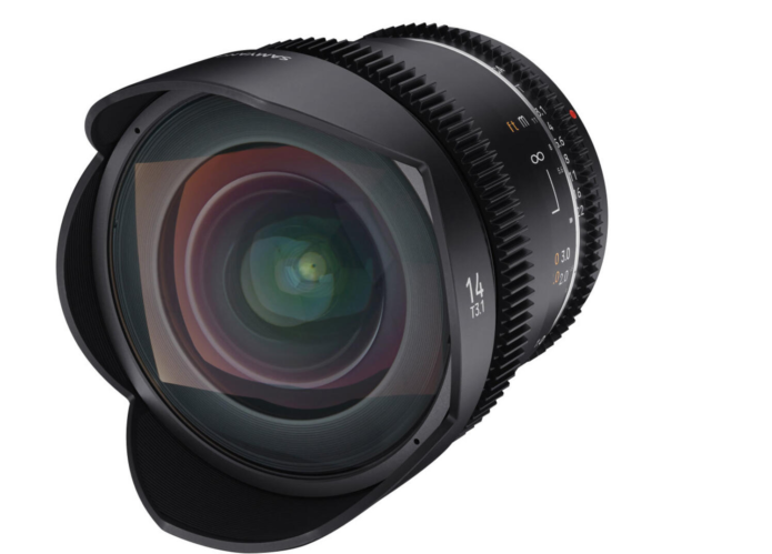 Samyang 14mm T3.1 MK2 VDSLR Cine Lens Announced
