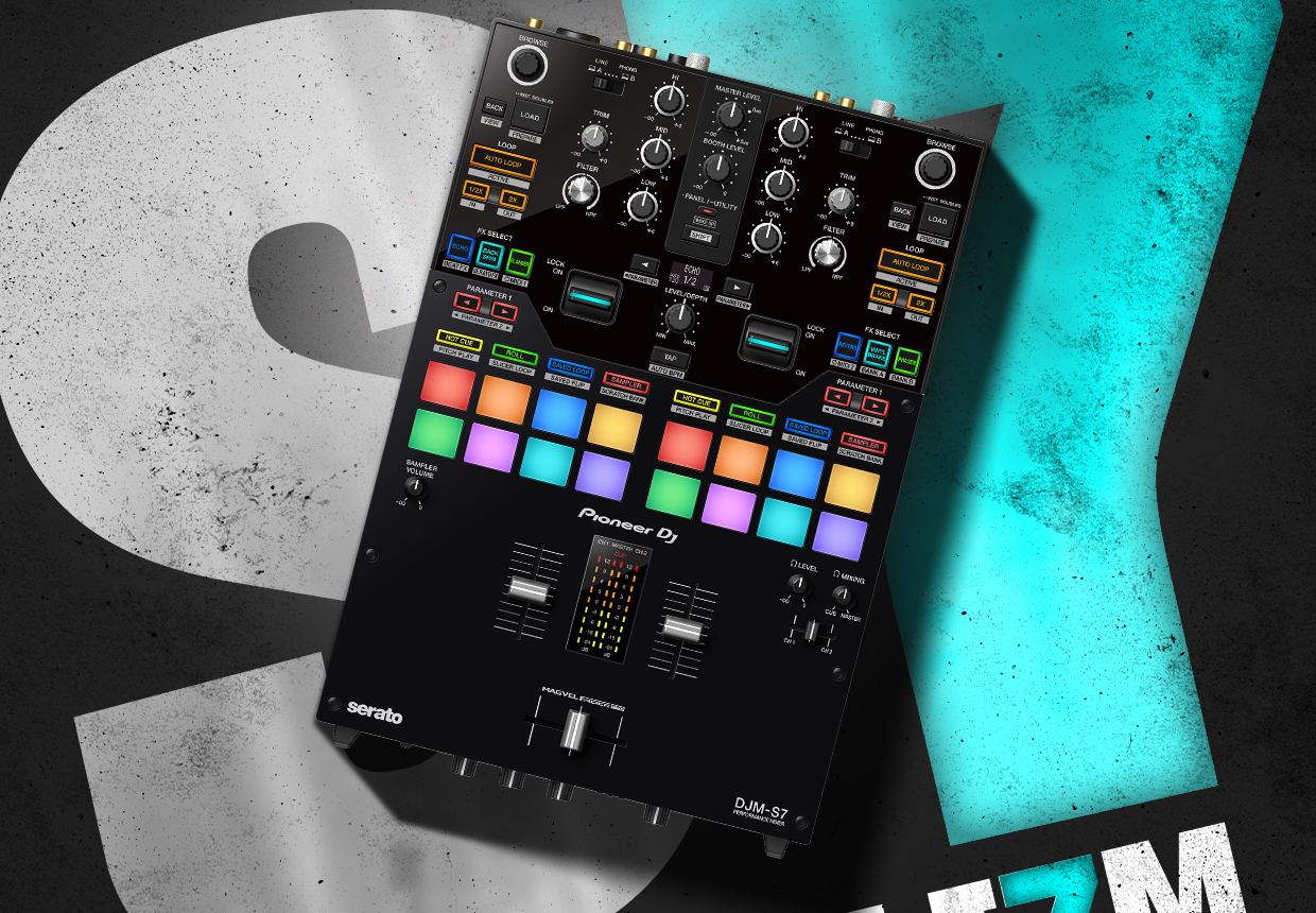Pioneer Announce DJMS7 Scratch Style 2 Channel Mixer