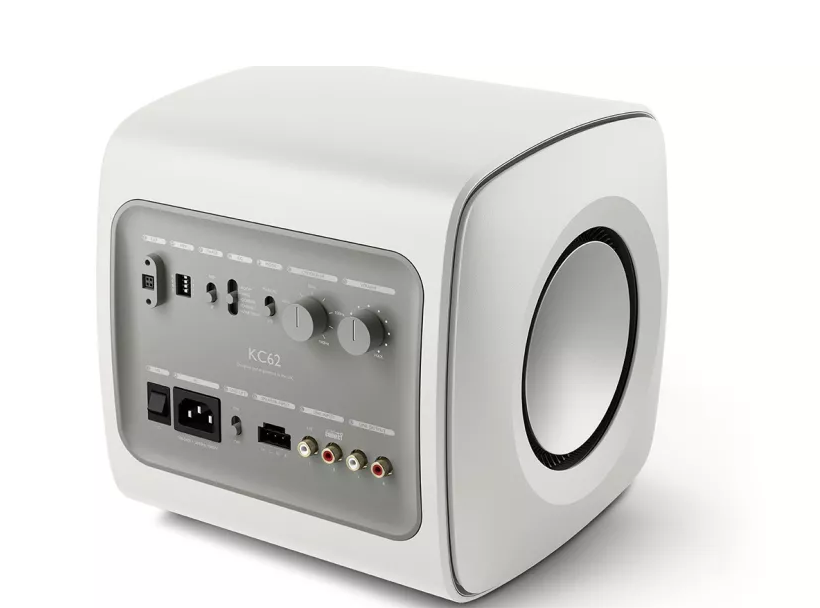 KEF’s tiny KC62 subwoofer delivers unprecedentedly deep bass for its size