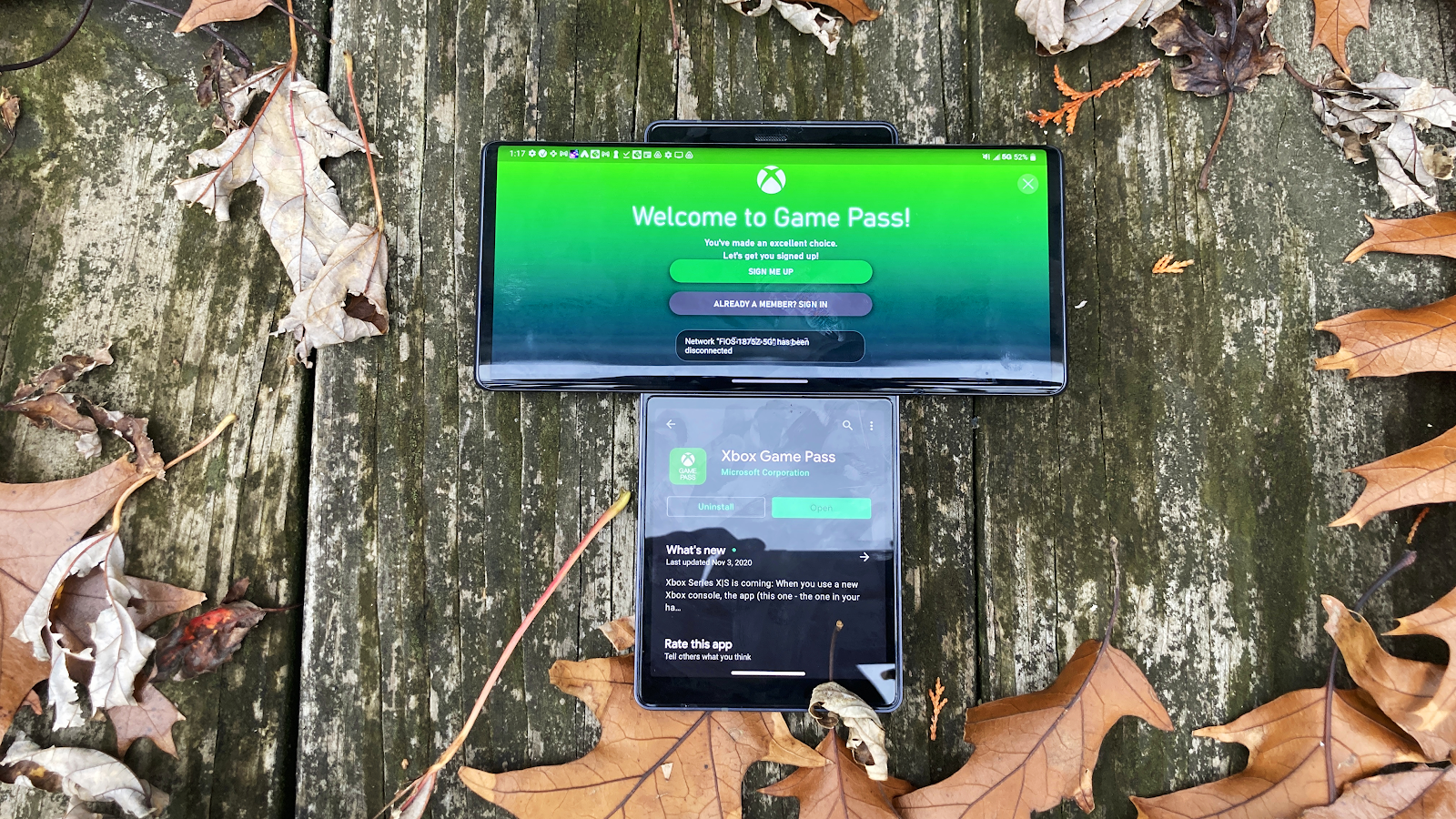Gaming on weird phones: LG Wing and Microsoft Surface Duo