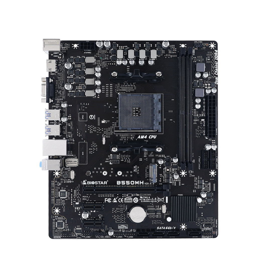 Biostar B550MH Ver 6.0 Motherboard Review