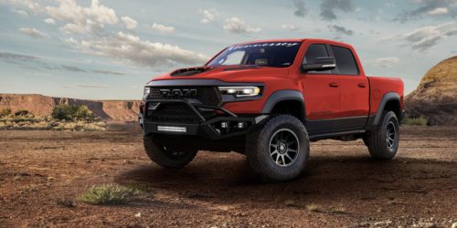 The 2021 Hennessey Mammoth 1000 is a Ram TRX with 1,012 horsepower