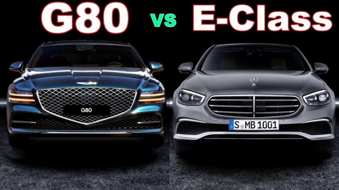 2021 Genesis G80 3.5T v 2021 Mercedes-Benz E300 comparison