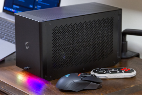 The Aorus Gaming Box GeForce RTX 2080 Ti Turned Our Tiny Intel NUC into a 4K Powerhouse