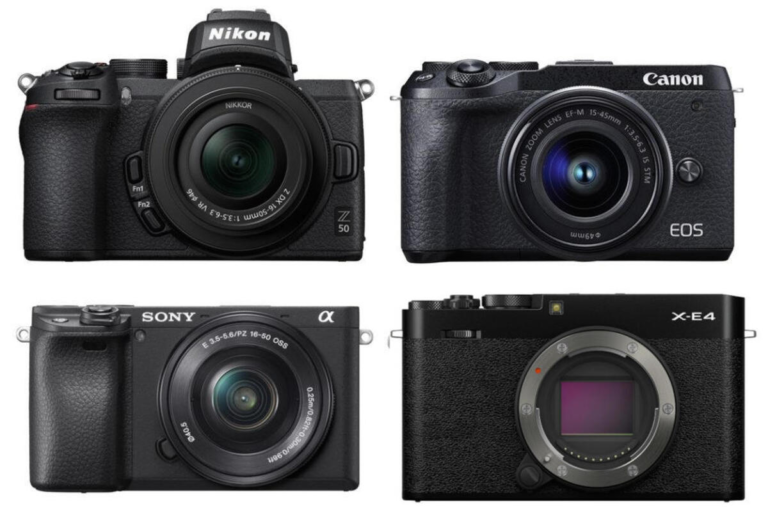 nikon z50 vs canon r50 vs sony a6400