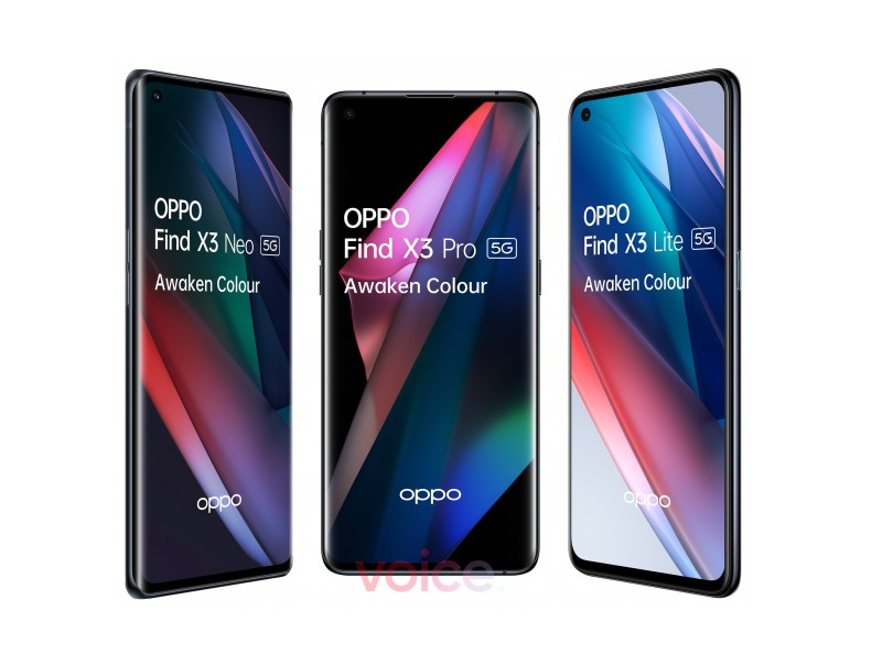 Alleged Oppo Find X3 prices for Europe leak, the X3 Pro model expected to start at €1,000