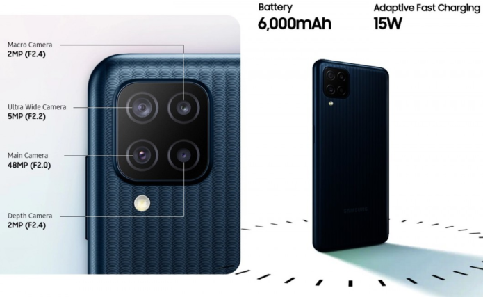 Samsung unveils Galaxy M12 with 6,000 mAh battery, 48 MP main camera