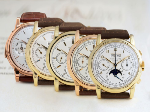 Bid on a Full Set of Super Rare Patek Philippe Chronographs