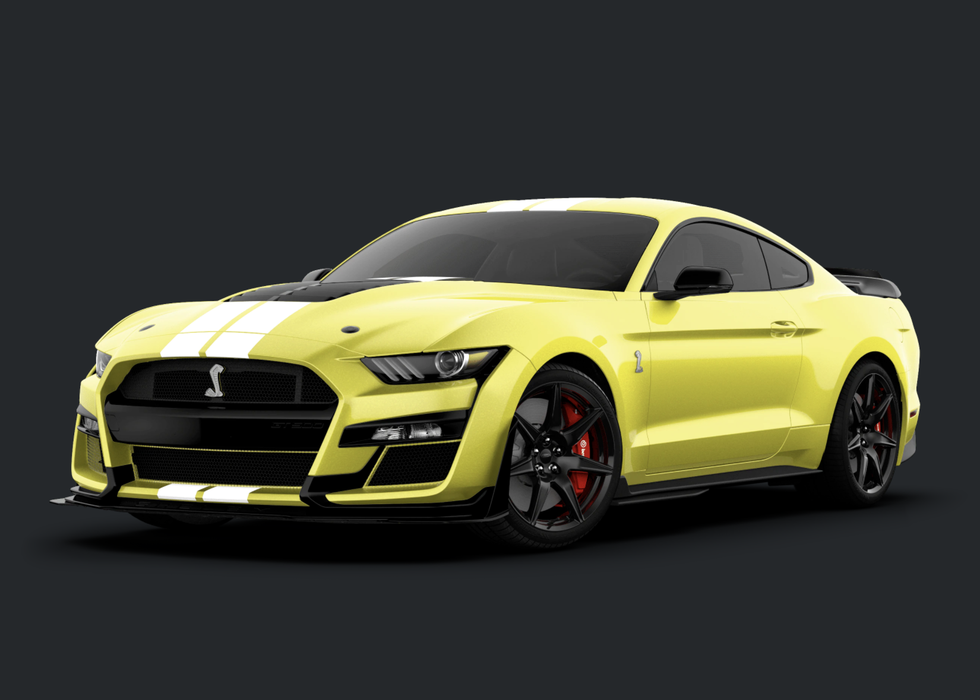 2021 Ford Mustang Shelby GT500 Adds Carbon Fiber, Flashy Colors ...