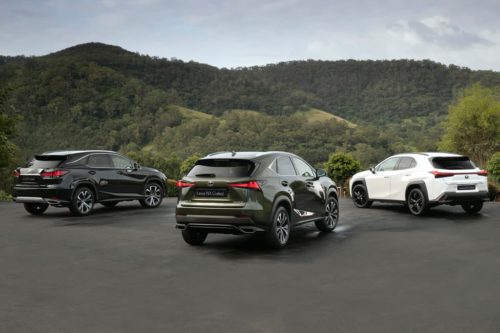 Lexus UX, NX and RX Crafted Editions released