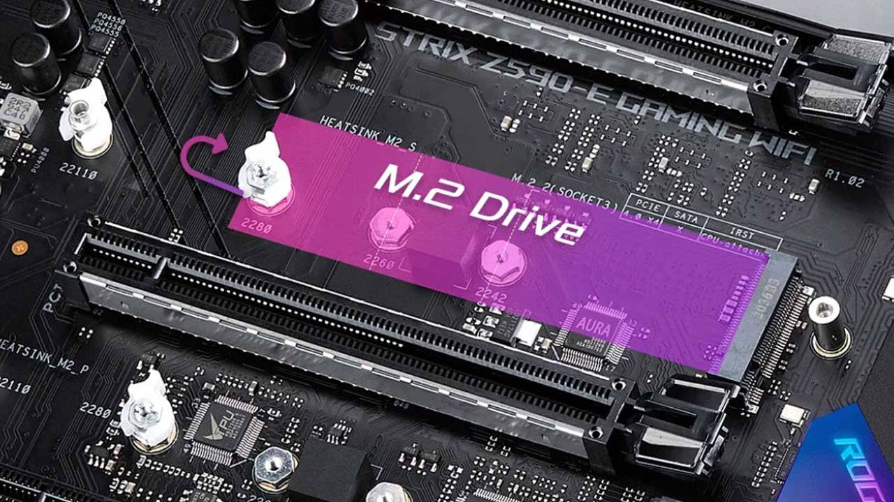 Asus replaces M.2 screws with new QLatch