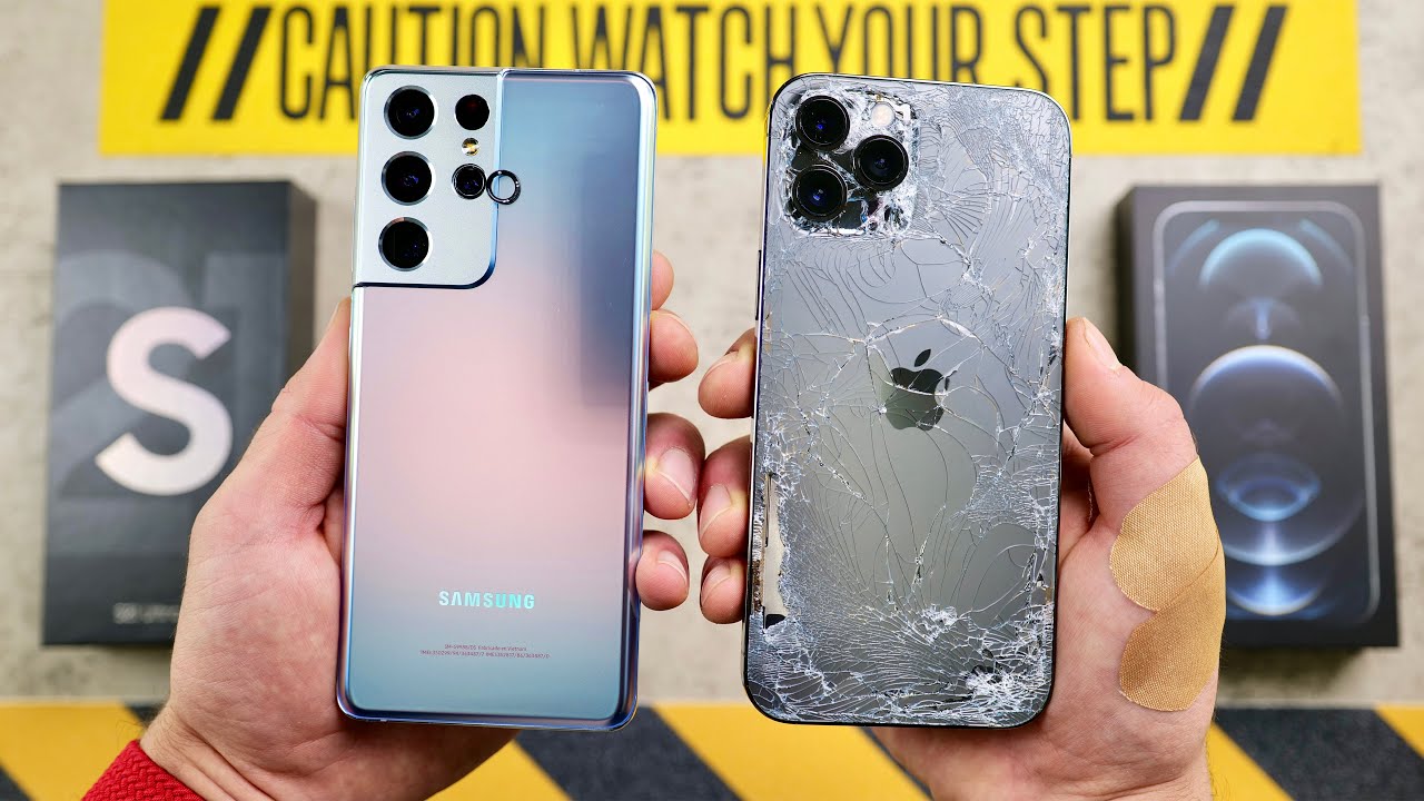 Galaxy S21 Ultra faces iPhone 12 Pro Max in gut-wrenching drop test