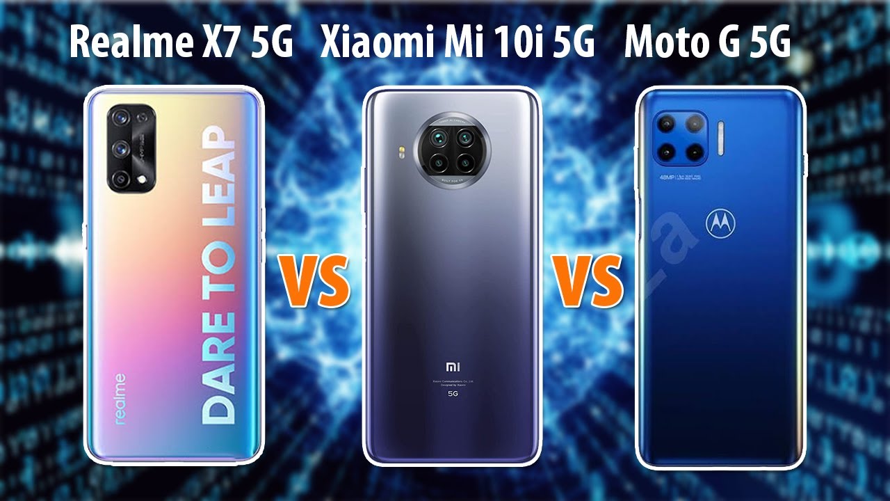 Realme X7 vs Mi 10i vs Moto G 5G: prices in India, specifications, features compared