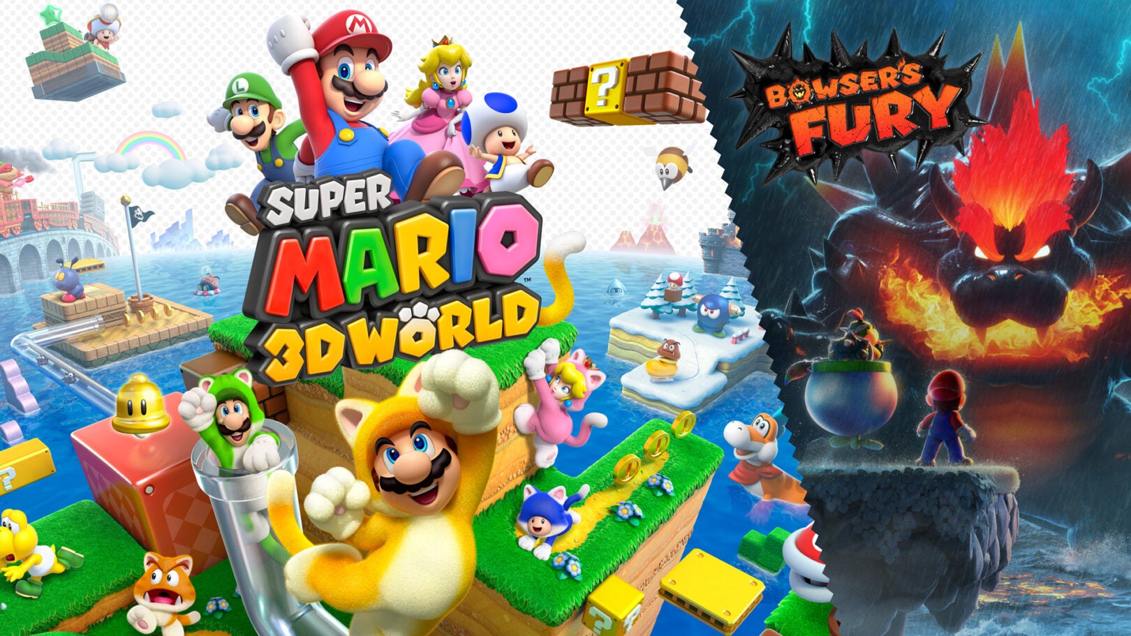 super mario 3d world plus bowser's fury steelbook