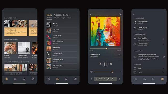 B&W Music App delivers complete music control to Formation multi-room range