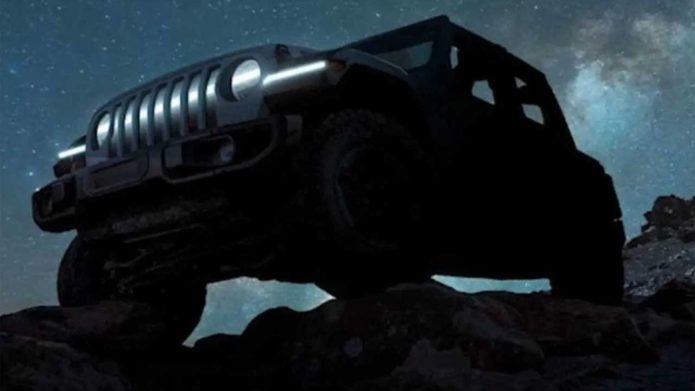 Fully electric Jeep Wrangler concept teased