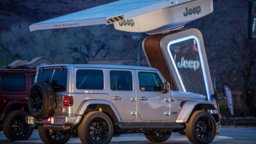 Jeep Wrangler 4xe owners are getting special trailhead EV chargers