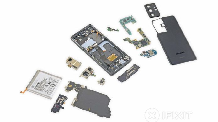 Galaxy S21 Ultra iFixit teardown reveals refinement and disappointment