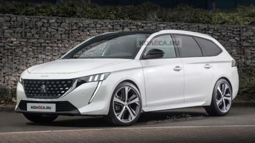 Peugeot 308 Wagon Unofficial Rendering Likely Paints Accurate Picture