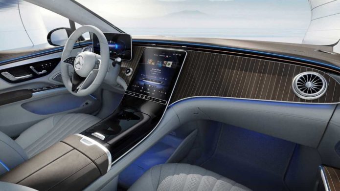 Mercedes-Benz unveils 2022 EQS interior without MBUX Hyperscreen