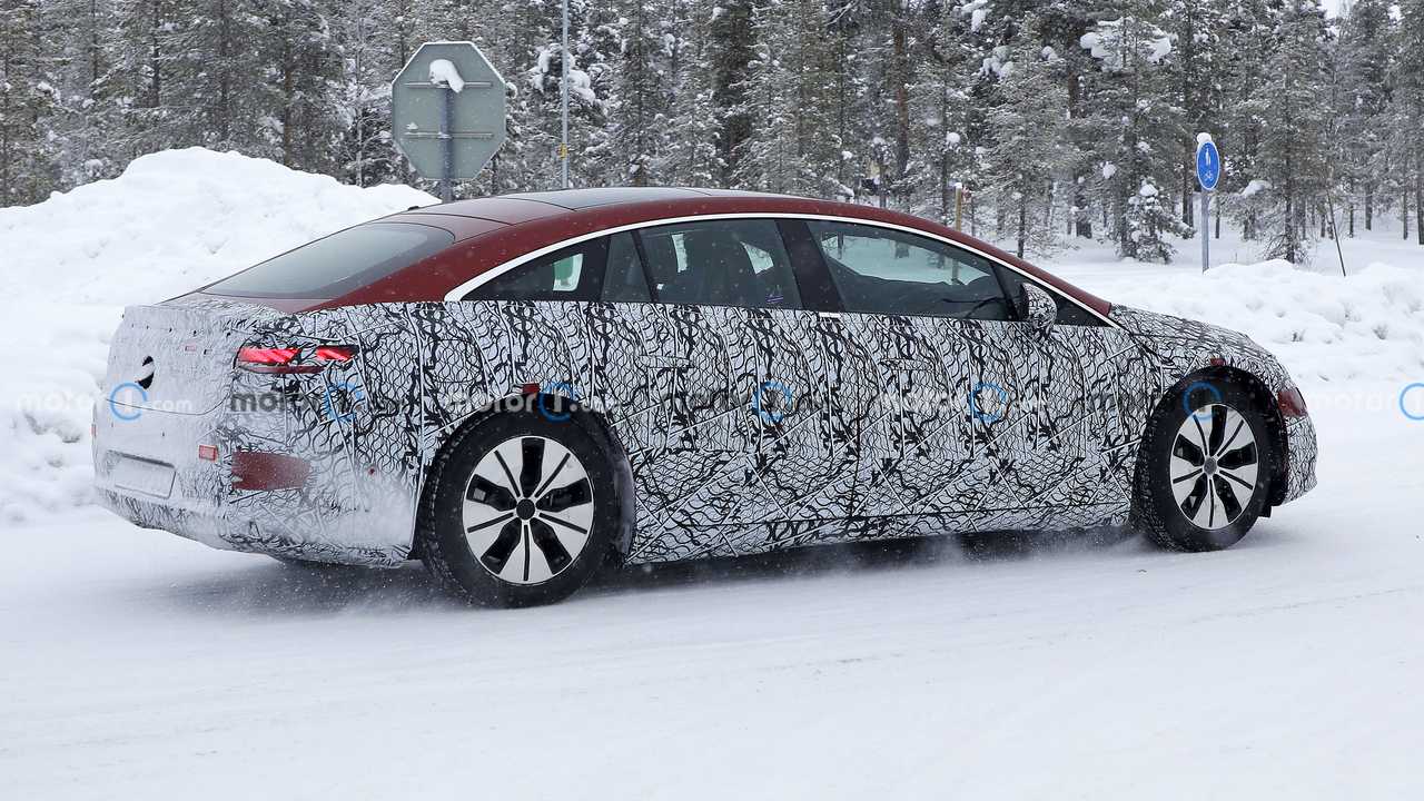 2022 Mercedes EQS Reveals Swoopy Profile In New Teaser Image