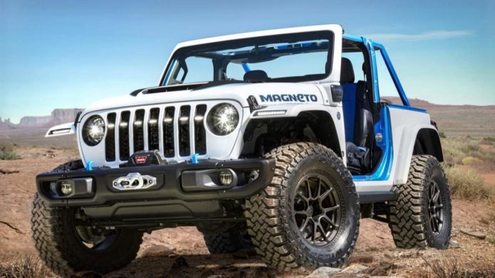 Jeep Magneto concept is a six-speed Wrangler EV that bucks the status-quo
