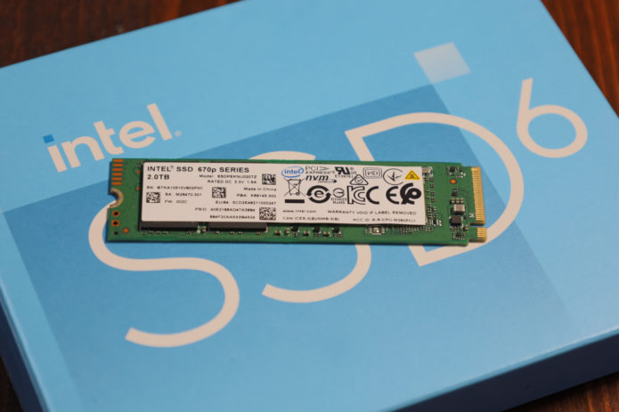 Intel 670p 2TB M.2 NVMe SSD Review