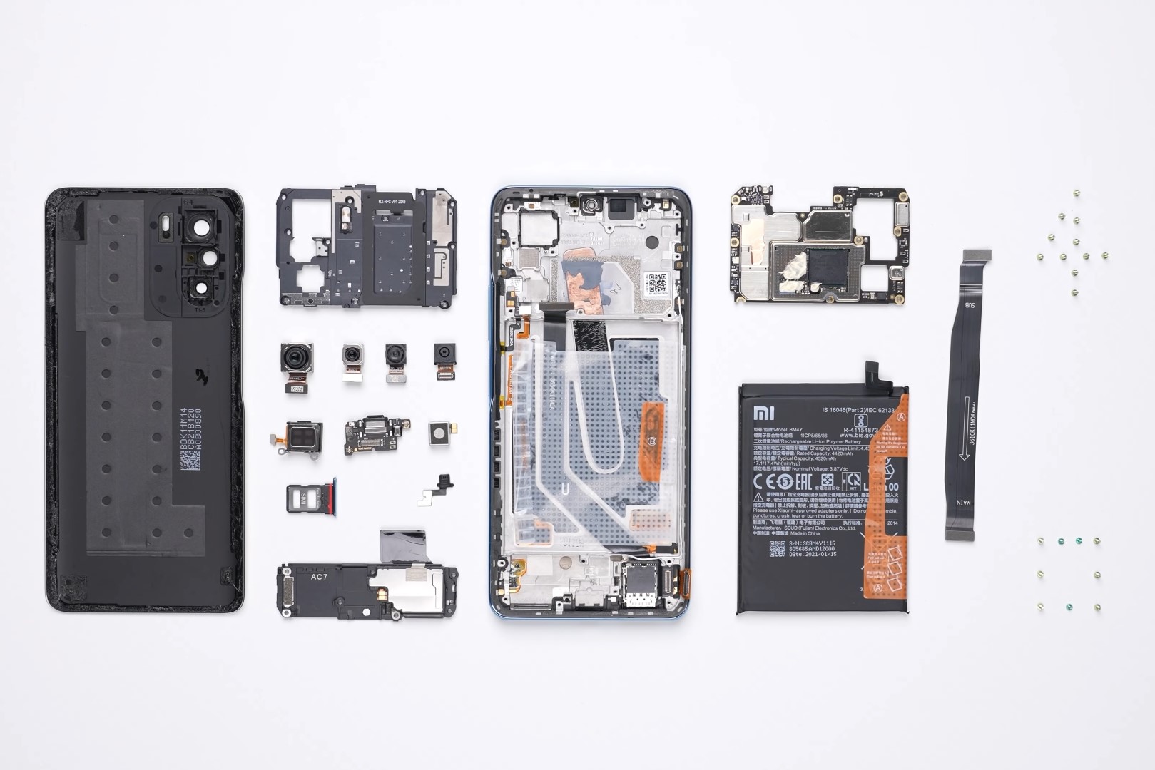 Redmi K40 and Redmi K40 Pro teardown video reveals Xiaomi’s LiquidCool Technology heat dissipation solution and modular camera hardware