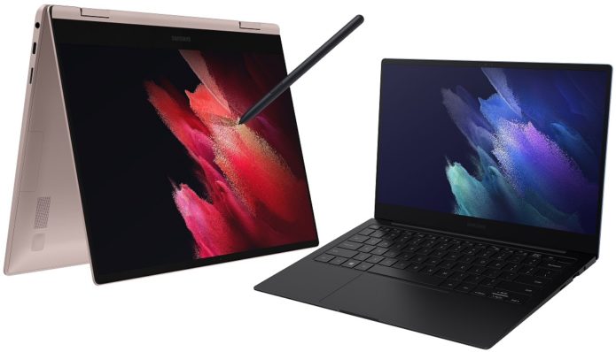 Samsung Galaxy Book Pro and Pro 360 renders reveal stylish AMOLED-sporting laptops with Thunderbolt 4, optional LTE, 11th Gen Intel CPU, and up to GeForce MX450 dGPU