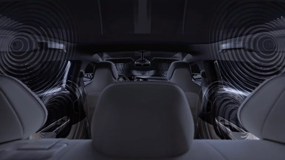 This 21-speaker car audio system from Lucid Motors can play music in Dolby Atmos