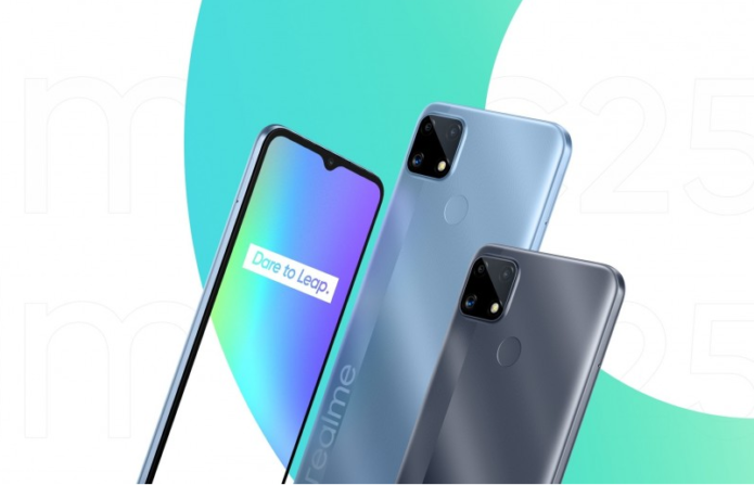Realme C25 is official with a massive 6,000 mAh battery