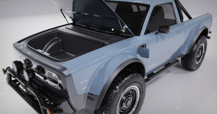 Alpha Wolf EV pickup can go up to 275 miles per charge