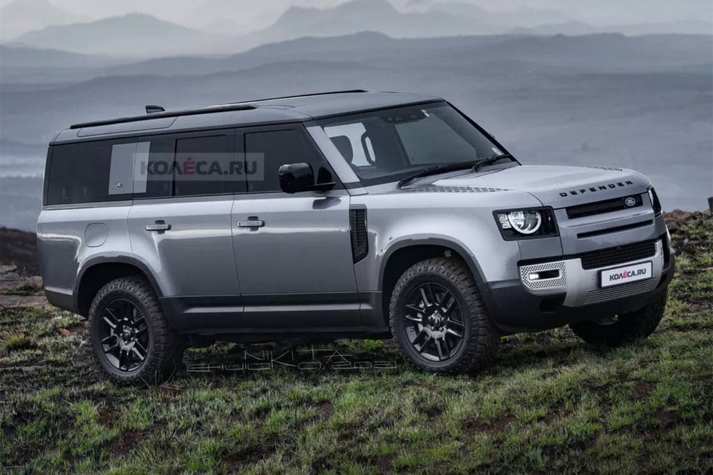 Land Rover Defender 130 takes shape
