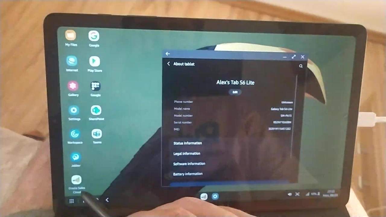 samsung tab a7 lite dex mode