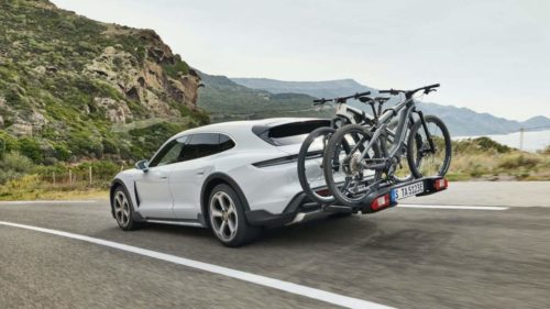 Porsche made two new e-bikes to pair with the Taycan Cross Turismo EV