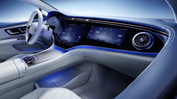 2022 Mercedes-Benz EQS Interior Aims for New Heights of Tech, Luxury