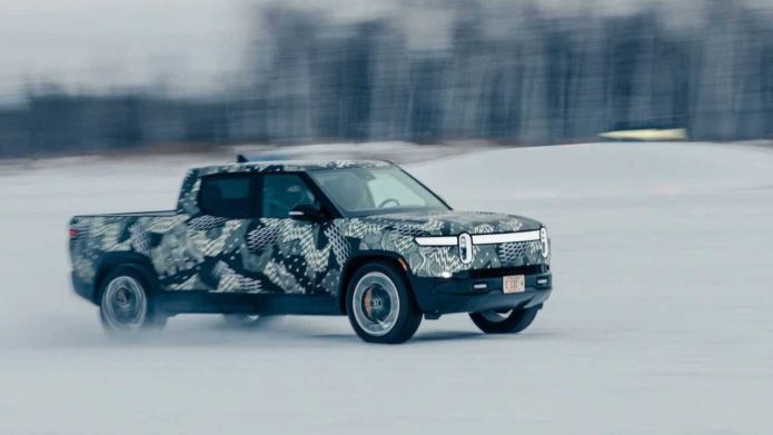 Rivian R1T cold-weather testing commences in frigid Minnesota