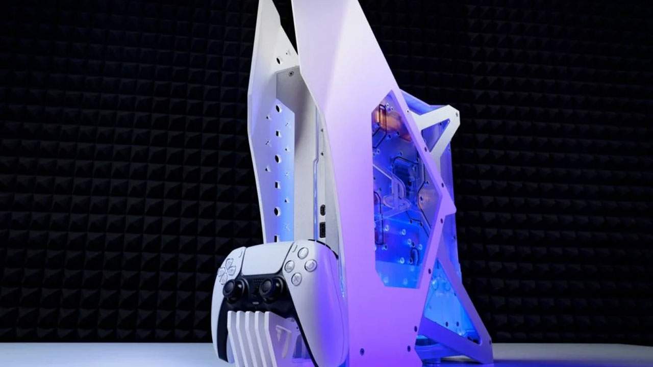 Modder creates a slick liquid-cooled PlayStation 5