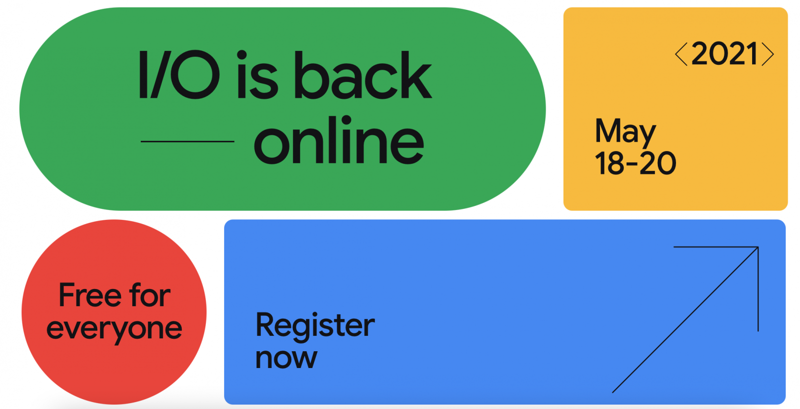 Google I/O 2021 dates confirmed – Android 12, Pixel 5a and more expected