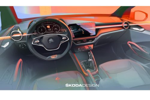 New 2021 Skoda Fabia interior previewed