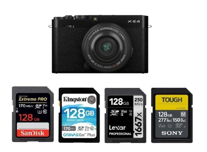 Best Memory Cards for Fujifilm X-E4